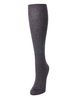 Natori Natori Medallion Knit Wool Blend Knee Socks