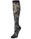 Raven Cotton Blend Knee High Sock : Color: Gray