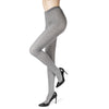 Cashmere Blend Flat Knit Sweater Tights : Color: Medium Gray Heather