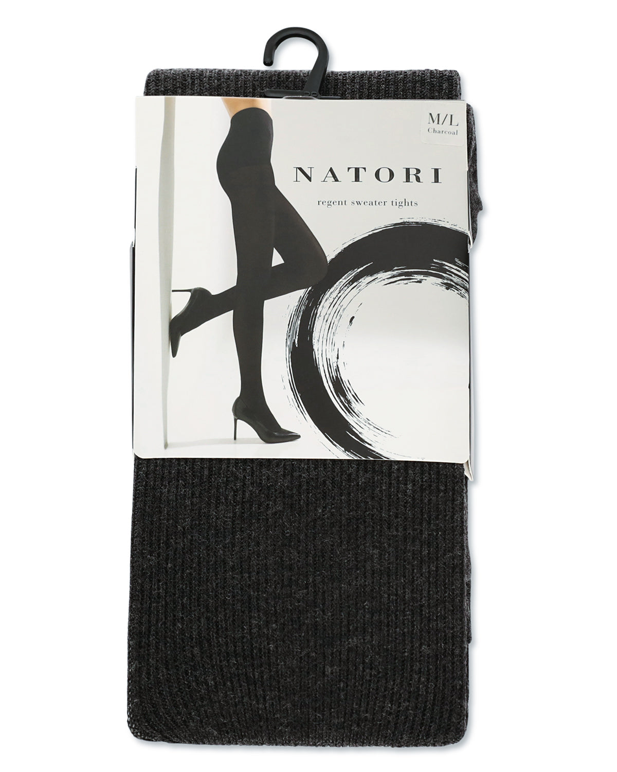 Natori Regent Rib Knit Sweater Tights : Color: Charcoal