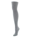 Natori Regent Rib Knit Sweater Tights : Color: Medium Gray Heather