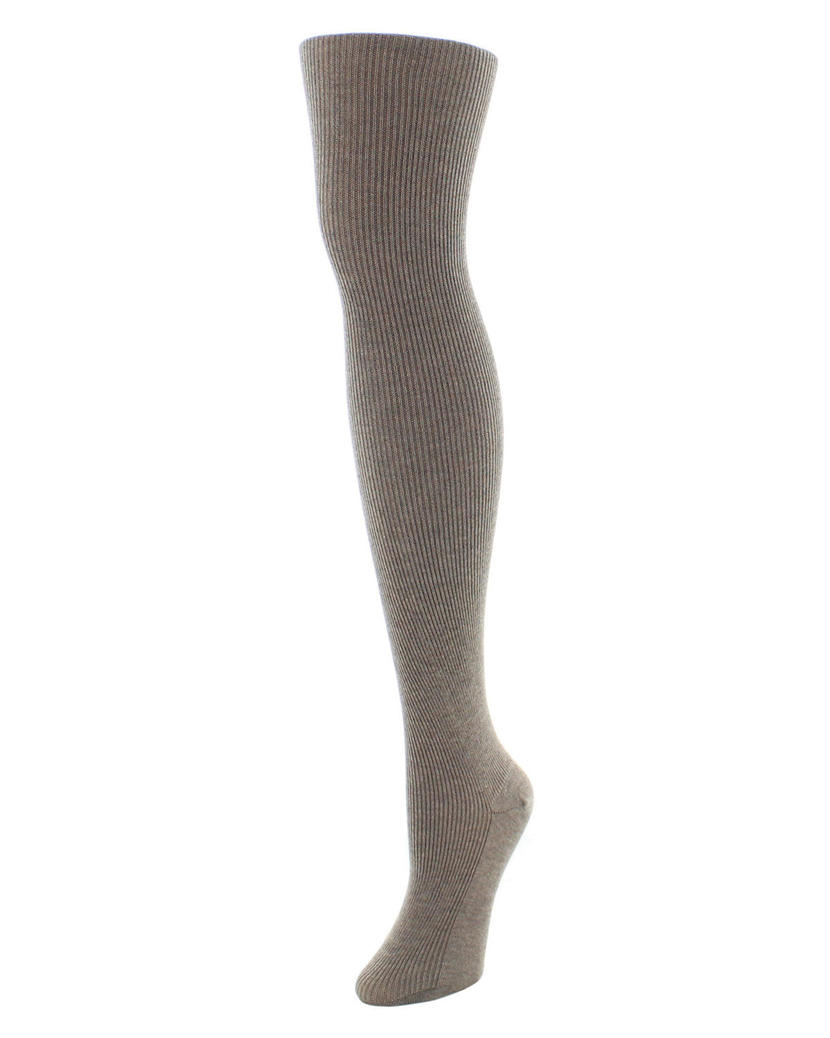 Natori Regent Rib Knit Sweater Tights : Color: Timber Wolf