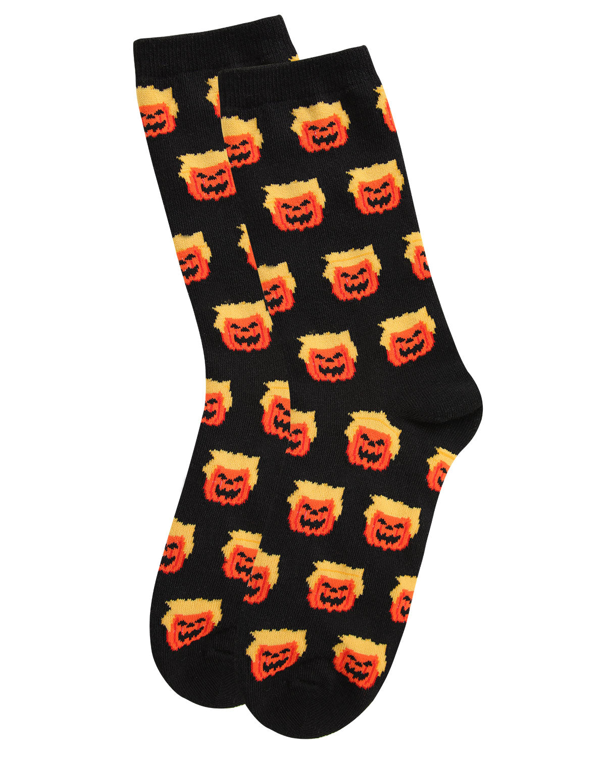 Number 45 Halloween Crew Socks : Color: Black