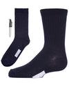 Write On Camp Kids Cotton Blend Crew Sock 3-Pack : Color: Navy
