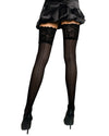 Levante Riga Women's Backseam Thigh Highs : Color: Nero
