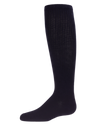 Girl's Athletic Ribbed Cotton Blend Knee High Sock : Color: Navy