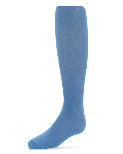 Infant Solid Cotton Blend Basic Non-Binding Sweater Tights : Color: Blue