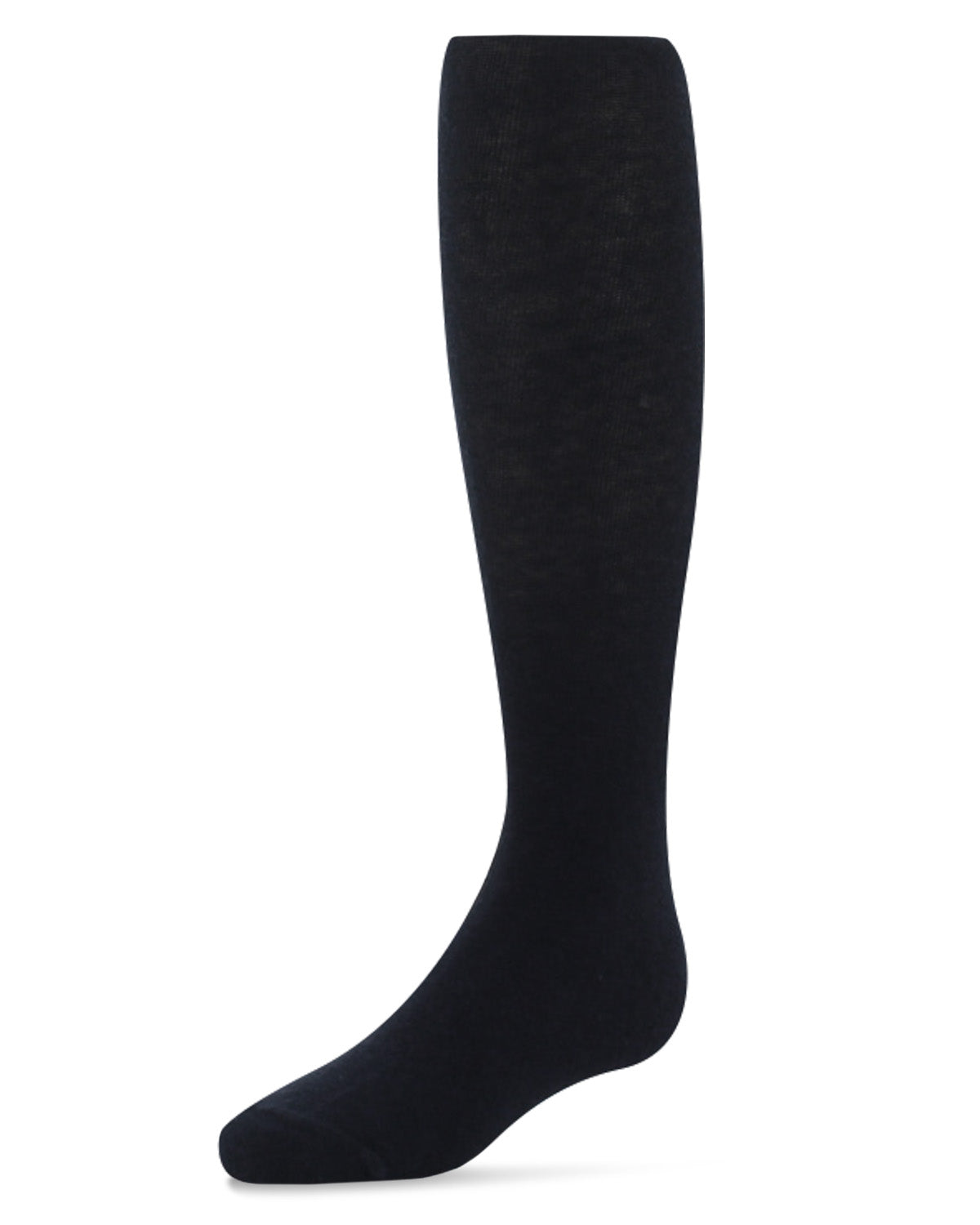 Solid Cotton Girls Sweater Tights : Color: Black