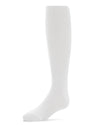 Solid Cotton Girls Sweater Tights : Color: White