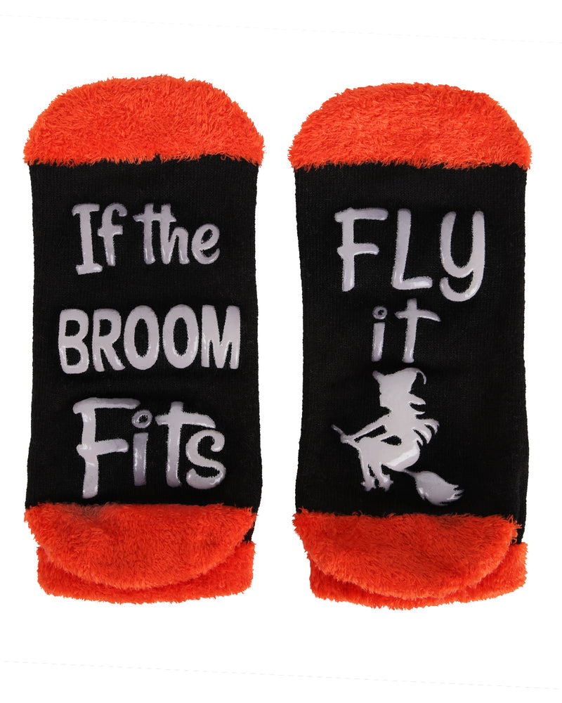 MeMoi If the Broom Fits Low Cut Socks