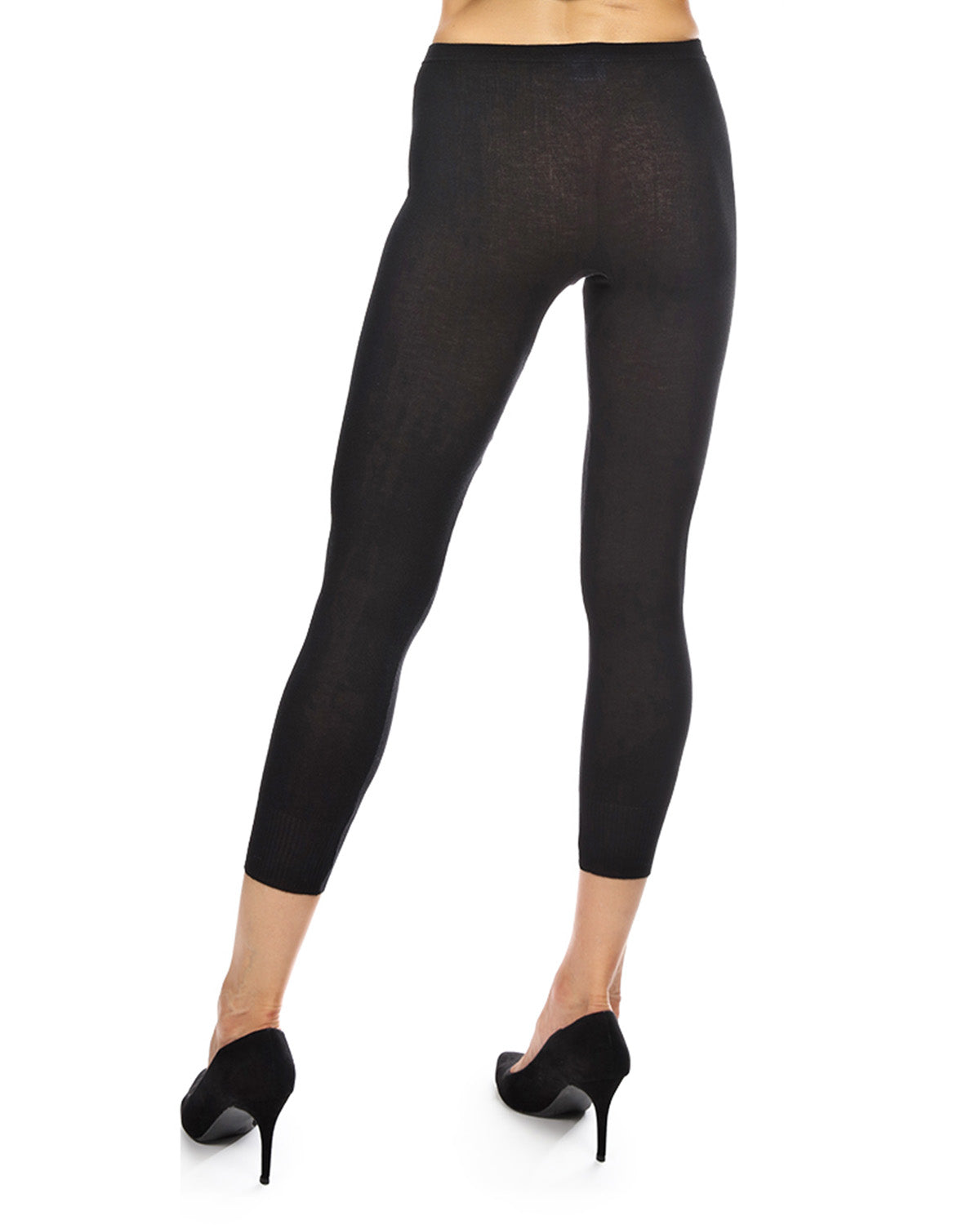 Poly Viscose Ladies Long Johns : Color: Black