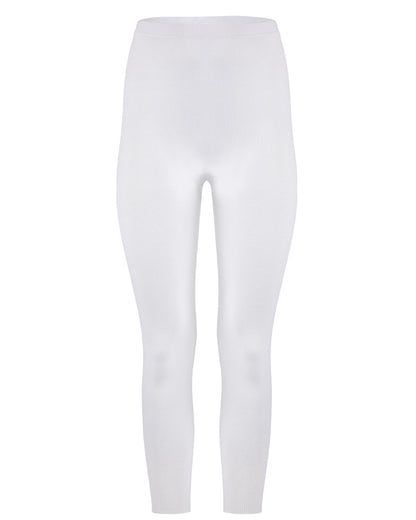 Poly Viscose Ladies Long Johns : Color: White