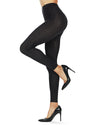 Women's High-Waist Modal Long Johns : Color: Black