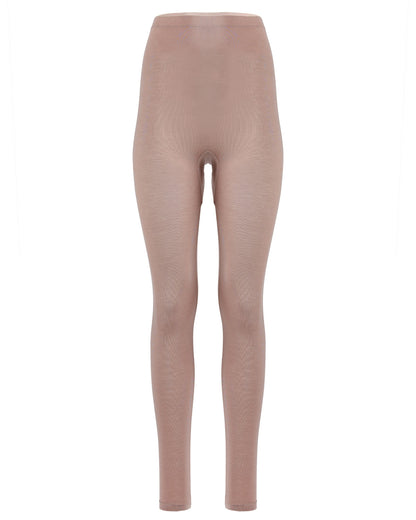 Women's High-Waist Modal Long Johns : Color: Naturel