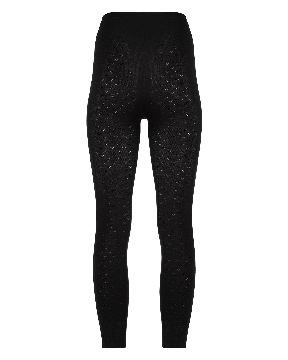 Women's 100% Merino Wool Long Johns : Color: Black