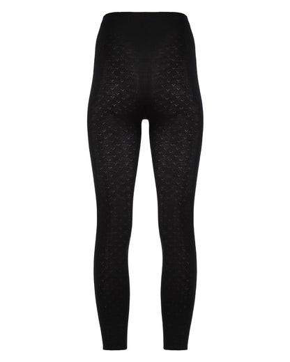 Women's 100% Merino Wool Long Johns : Color: Black