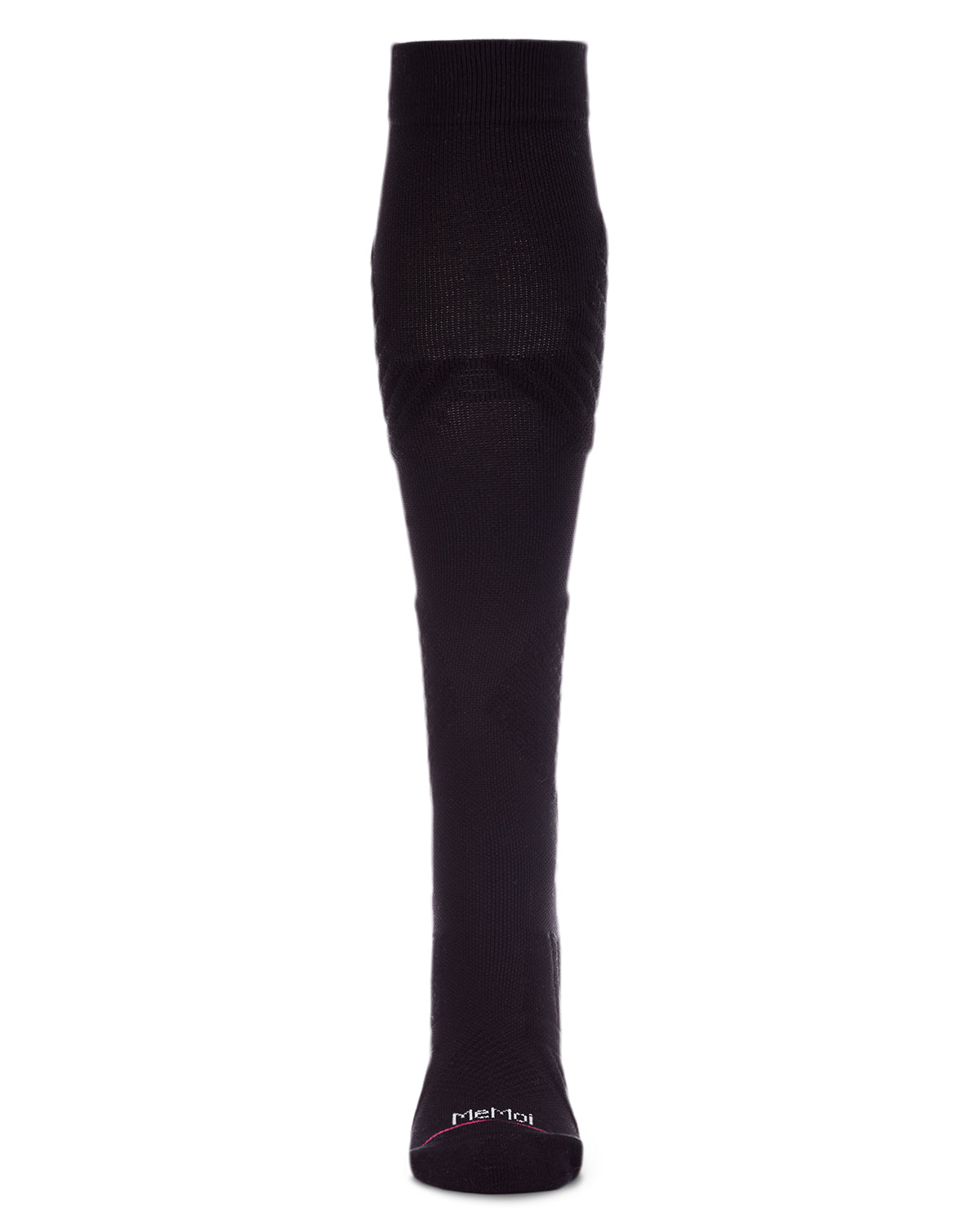 Women's Ultra Tech Performance Knee High Nylon Blend Moderate Compression Socks : Color: Black
