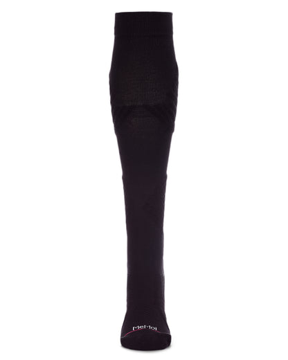 Women's Ultra Tech Performance Knee High Nylon Blend Moderate Compression Socks : Color: Black
