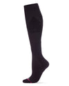 Women's Ultra Tech Performance Knee High Nylon Blend Moderate Compression Socks : Color: Black