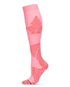 Women's Ultra Tech Performance Knee High Nylon Blend Moderate Compression Socks : Color: Electric Pink