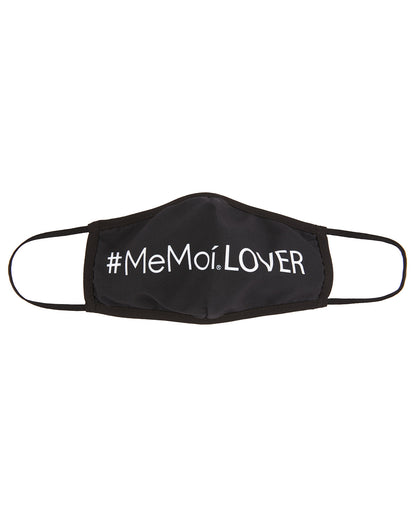 #MeMoiLover Fashion Face Mask with 5-Layer Filter Inserts : Color: Black