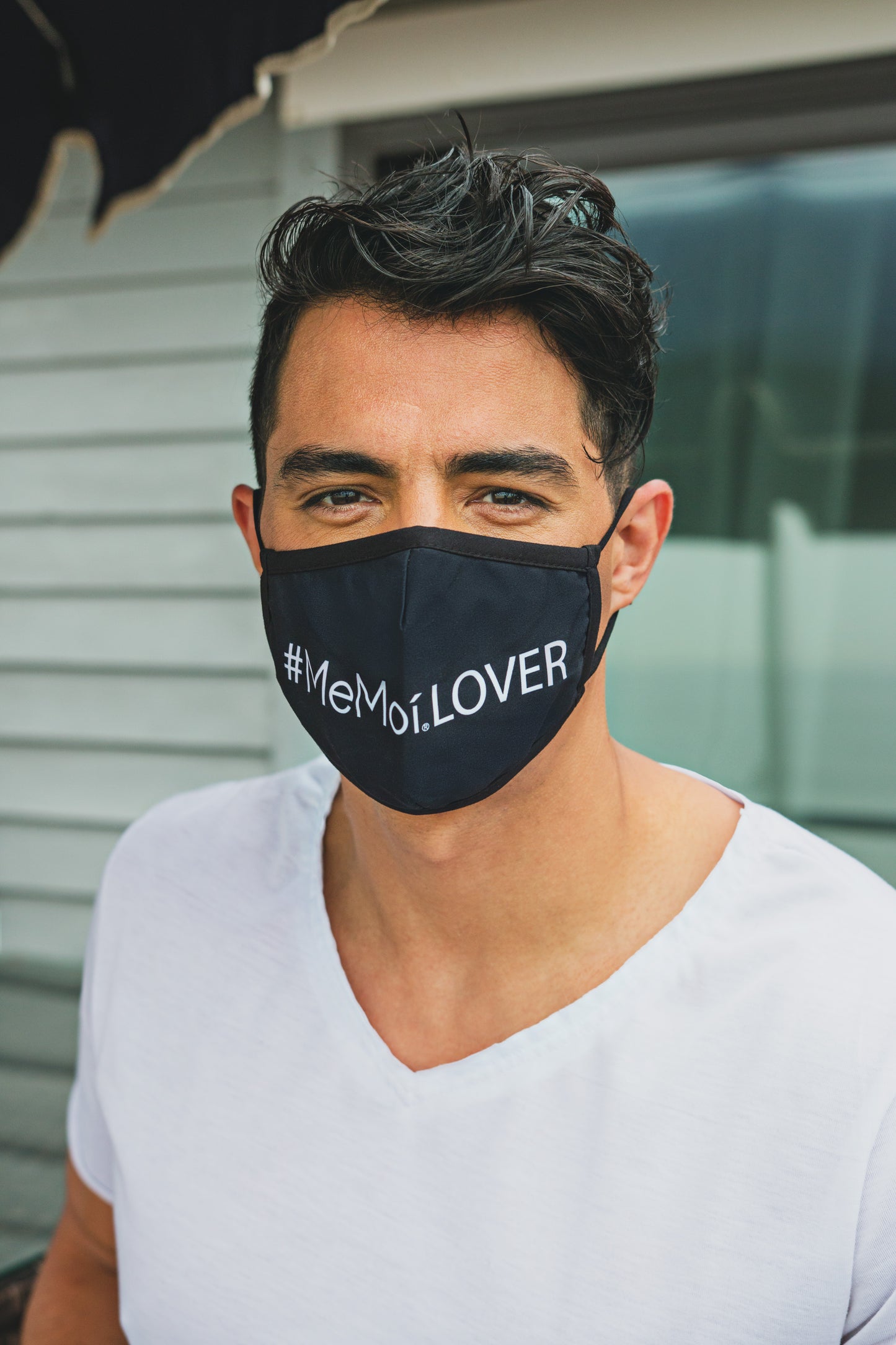 #MeMoiLover Fashion Face Mask with 5-Layer Filter Inserts : Color: Black