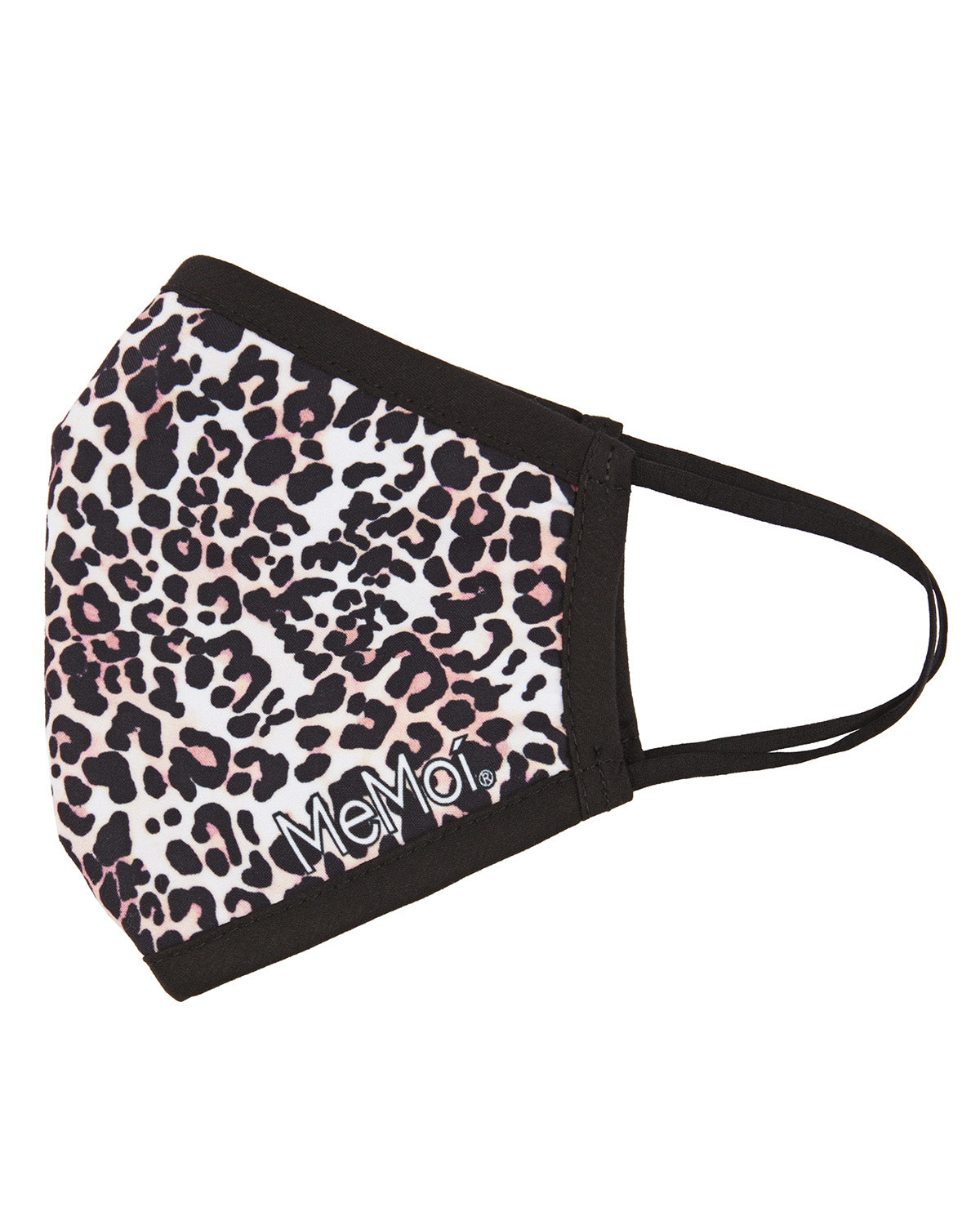 Leopard Print Fashion Face Covering with 5-Layer Filter Inserts : Color: Leopard