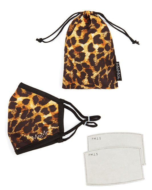 Animal Skin Unisex Face Covering : Color: Golden Brown