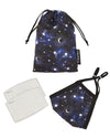 Night Sky Unisex Face Covering : Color: Navy