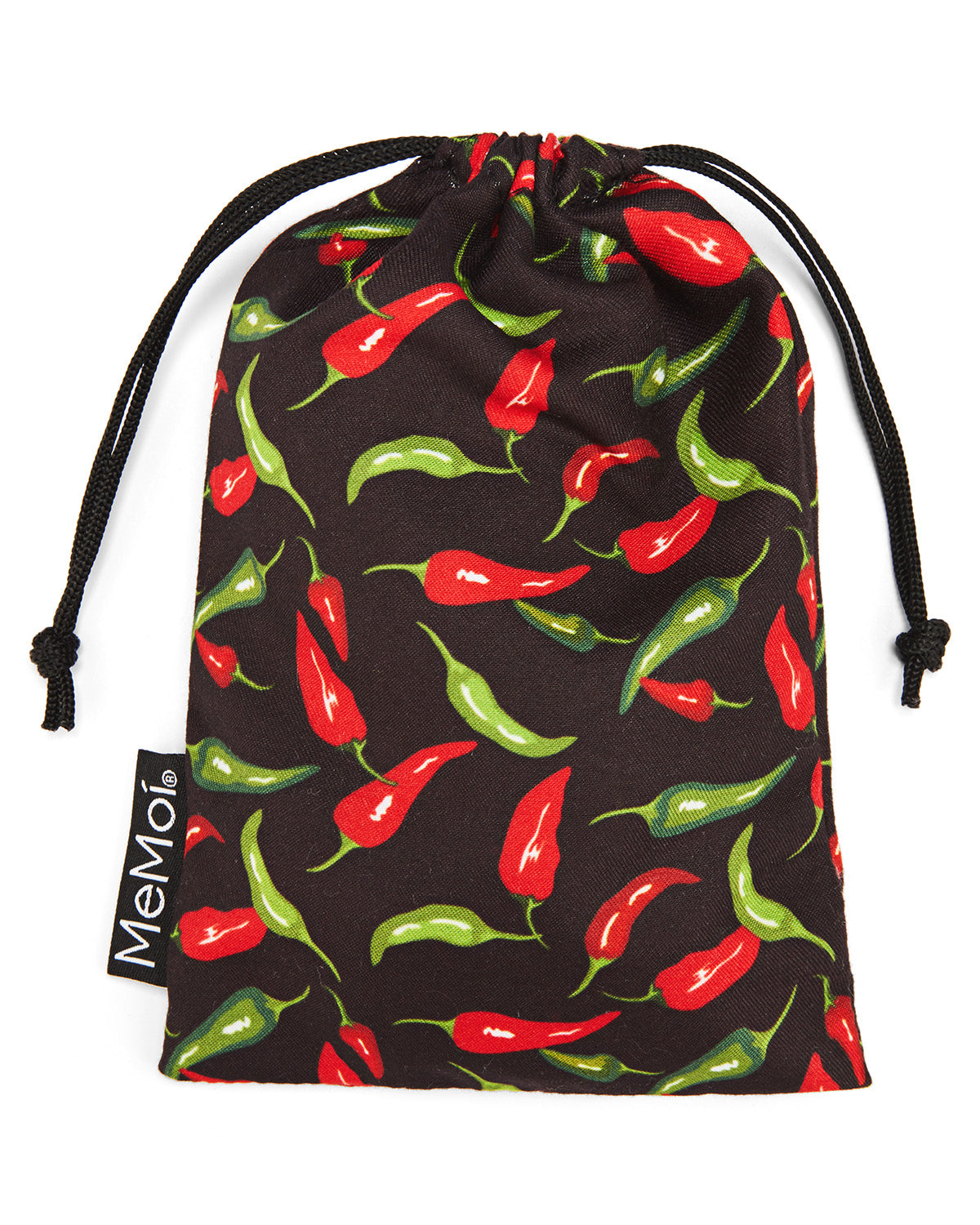 Chili Peppers Unisex Face Covering : Color: Black
