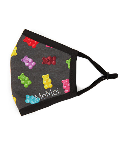 Gummy Bears Kids Unisex Face Covering : Color: Dark Gray Heather