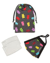 Gummy Bears Kids Unisex Face Covering : Color: Dark Gray Heather