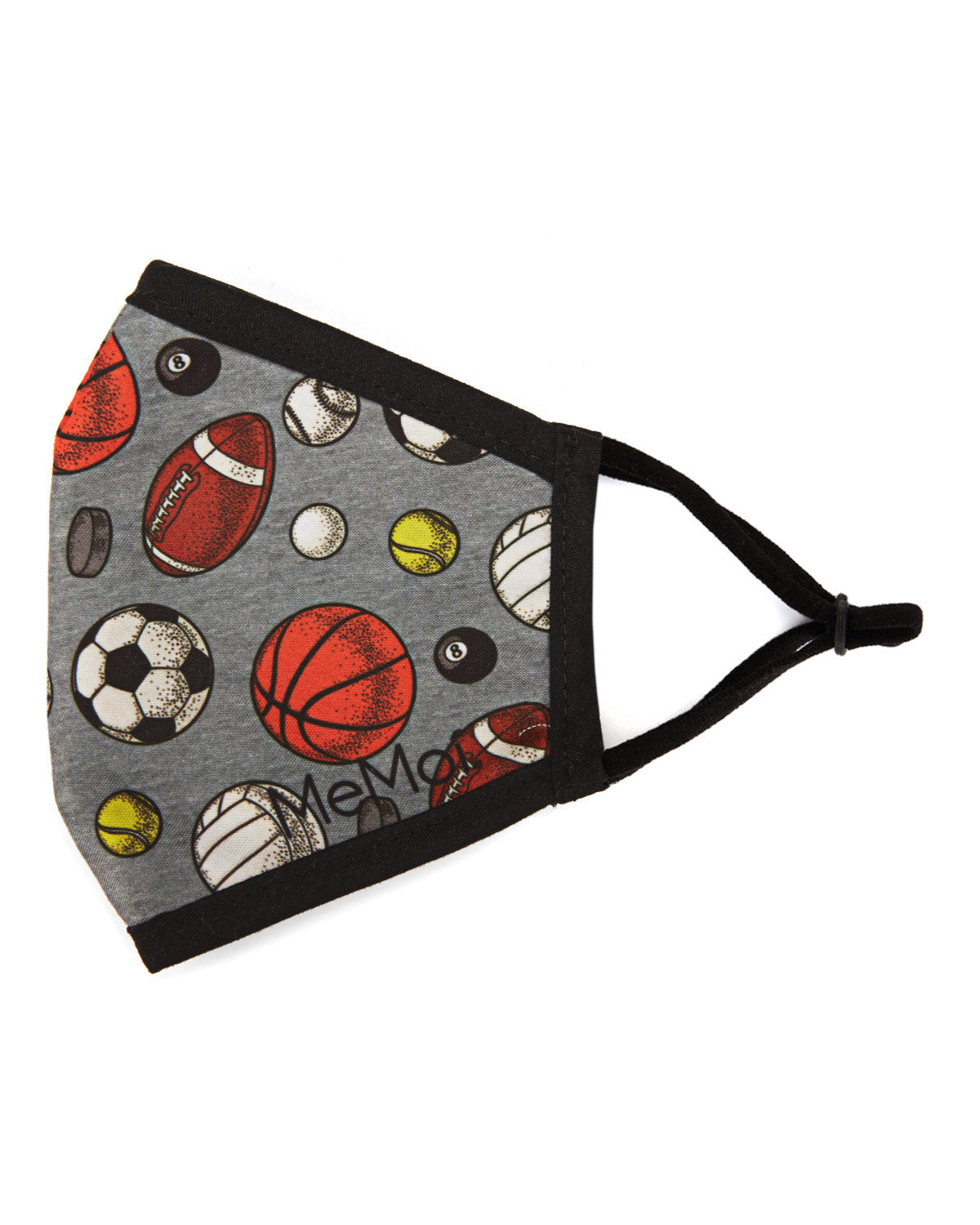 Sports Kids Unisex Face Covering : Color: Medium Gray Heather