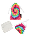 Pastel Tie-Dye Kids Unisex Face Covering : Color: Tie Dye