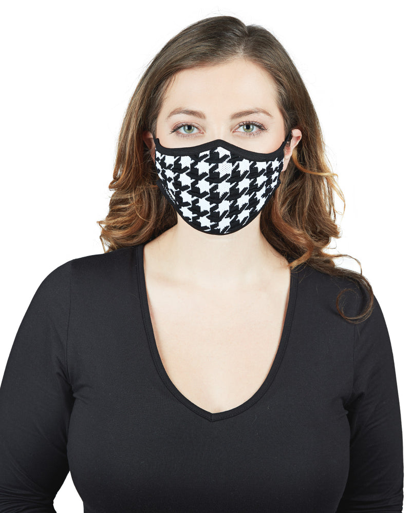 Houndstooth Unisex Face Covering