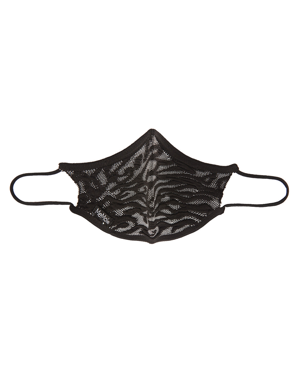 Unisex Zebra Pattern Face Covering : Color: Black
