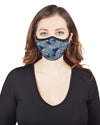 Geometric Print Unisex Face Covering : Color: Blue