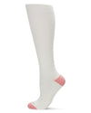 WellFit 15-20mmHg Off Black Cotton Compression Socks : Color: Ivory