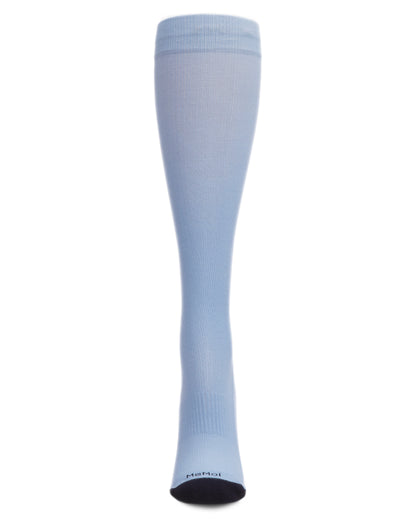 Unisex Solid Nylon 15-20mmHg Graduated Compression Socks : Color: Light Pink