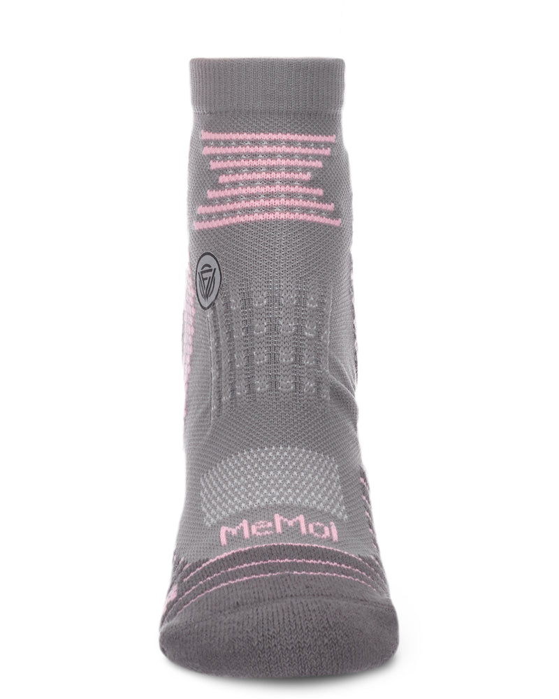 Women's Ultimate Performance Quarter Cotton Blend Moderate Compression Socks