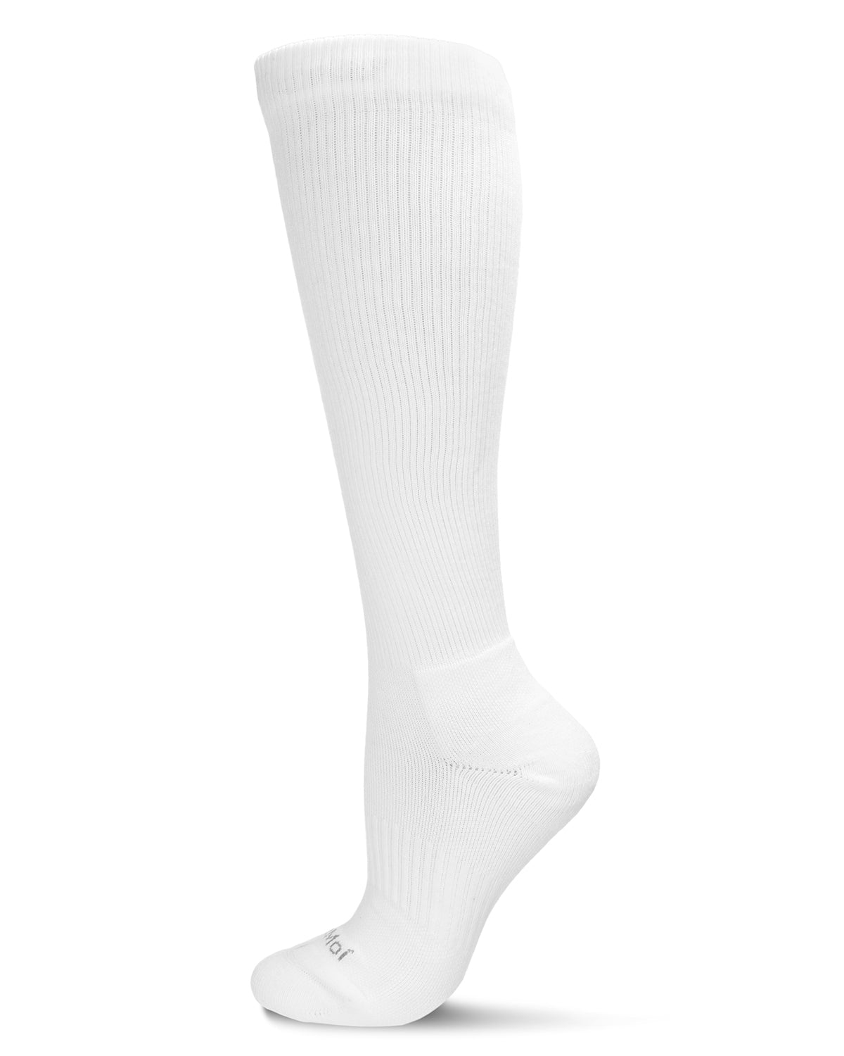 Unisex Classic Athletic Cushion Sole Knee High Cotton Blend 1520mmHg