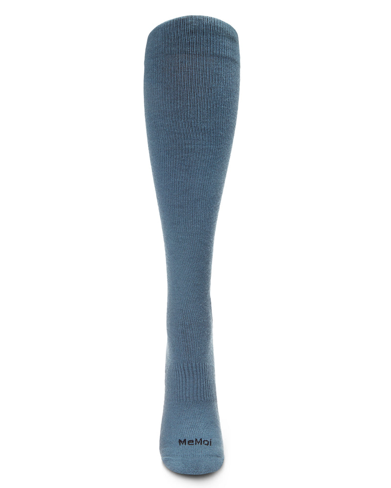 MeMoi Solid Merino Wool Cushion Sole Compression Knee Sock