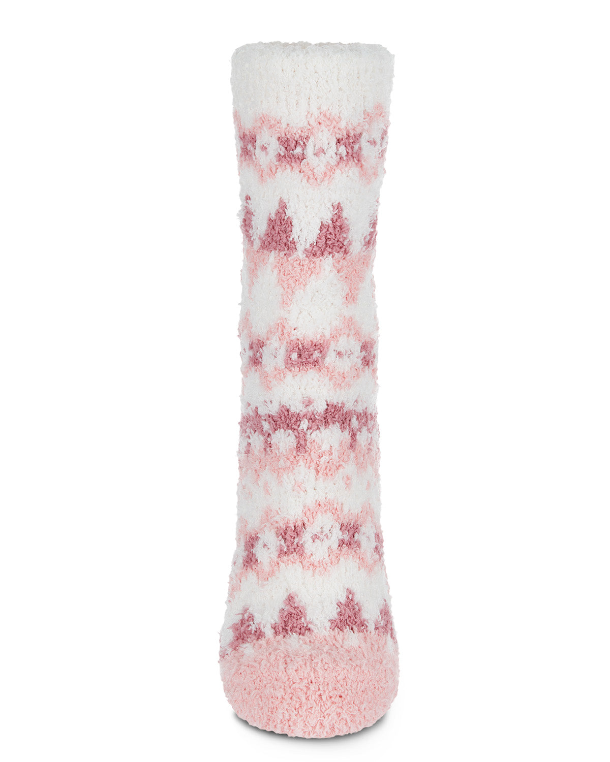 Pink Diamond Cozy Non-Skid Sock & Fleece-Lined Legging Set : Color: Pink-Gray