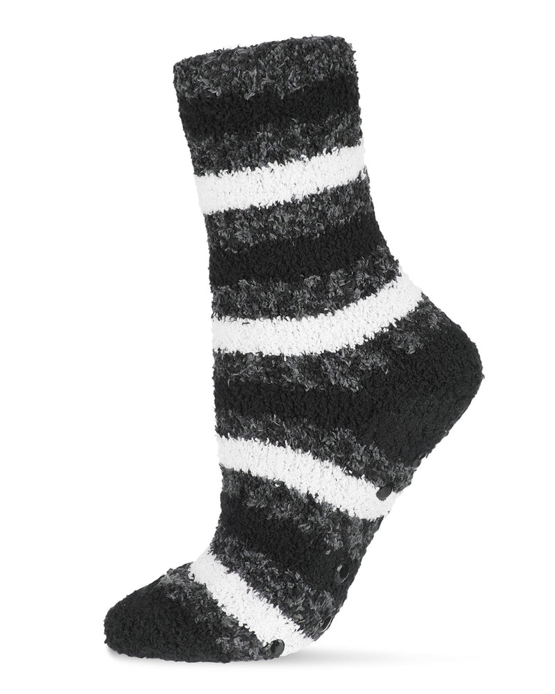 Charcoal Stripe Cozy Sock & Legging Set